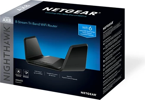 Router NETGEAR Nighthawk RAX70 AX6600 Tri-band WiFi 6, i zi