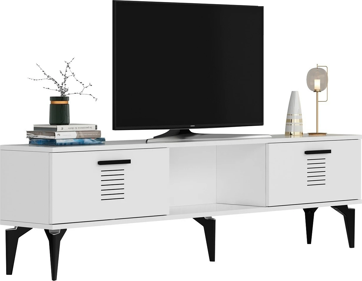 Komodë TV Hanah Home, Asimo, e bardhë