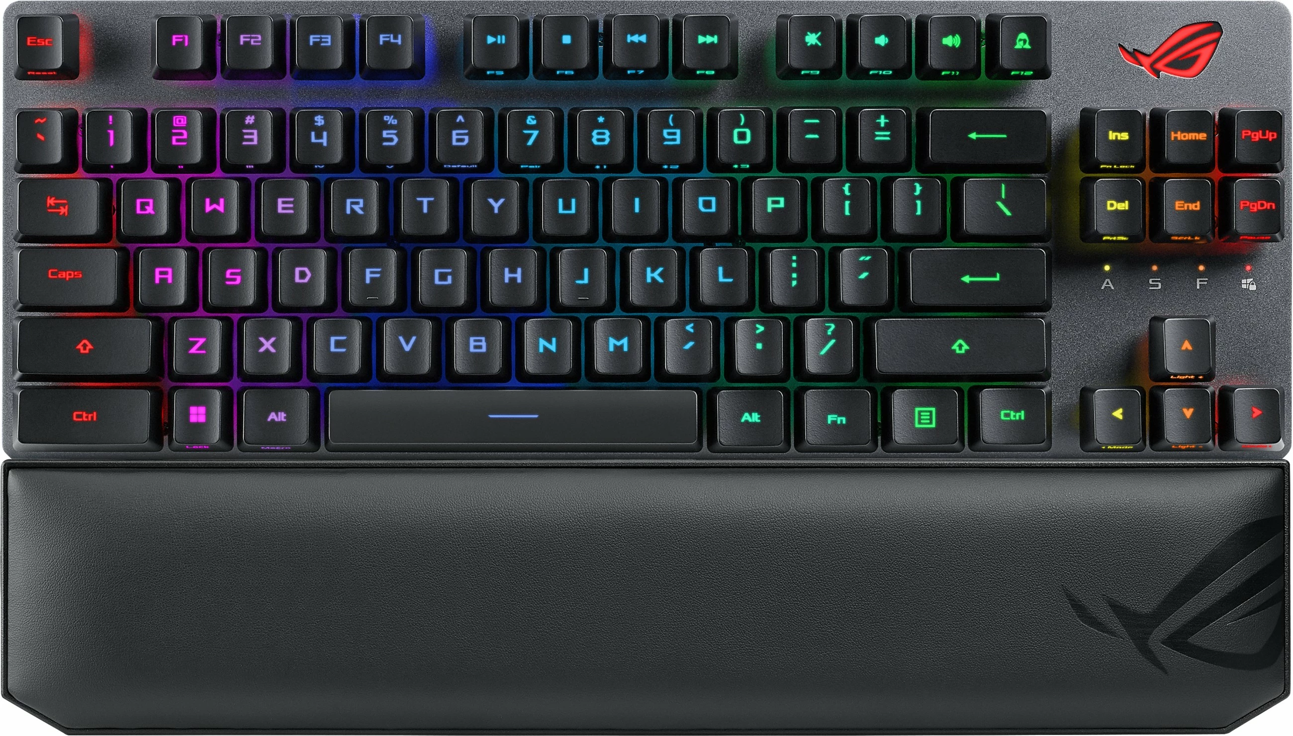 Tastierë mekanike gaming ASUS ROG Strix Scope RX TKL Wireless Deluxe, RGB, AZERTY, e zezë
