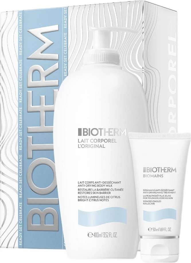 Set për trup dhe duar Biotherm Lait Corporel Body Milk për femra, 400ml + 50ml