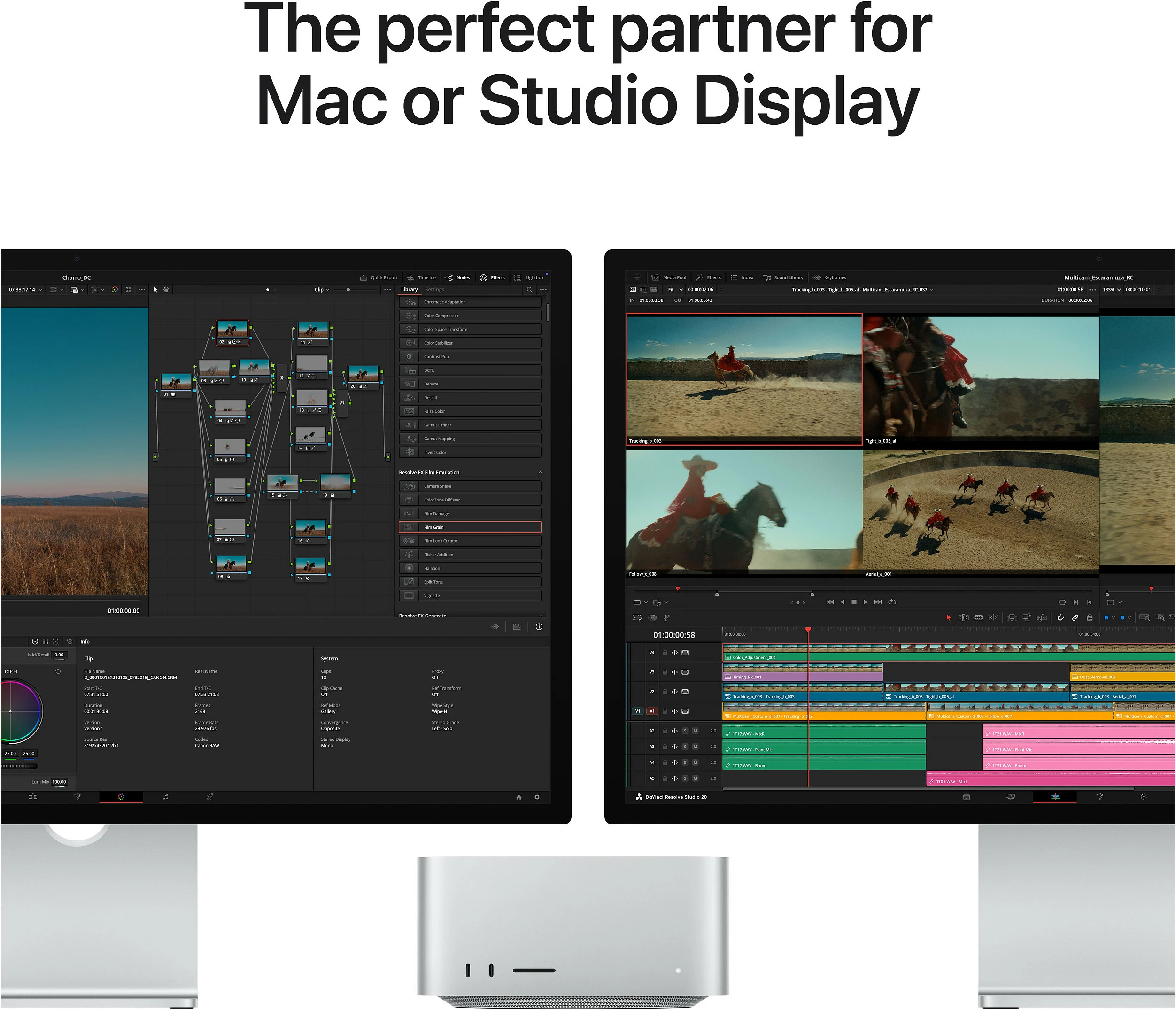 Monitor Apple Studio Display XDR 27" 5K, Nano-texture, stand me rregullim lartësie dhe tilt, Silver