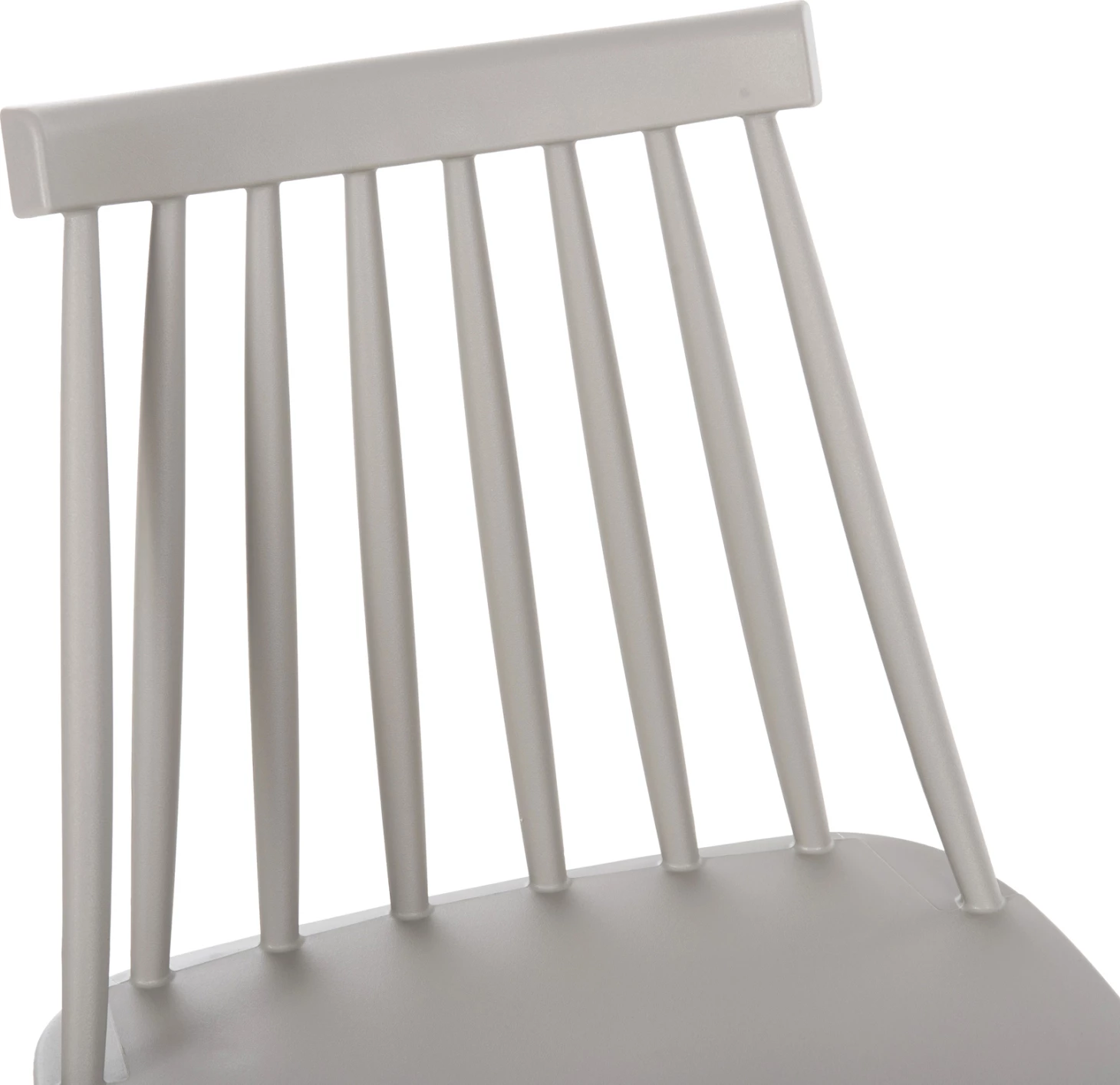 Karrige për bar mesatare VANESSA FH9300.10, polipropilen gri dhe metal, dru natyral, 45x48x96H cm., set prej 2 copë