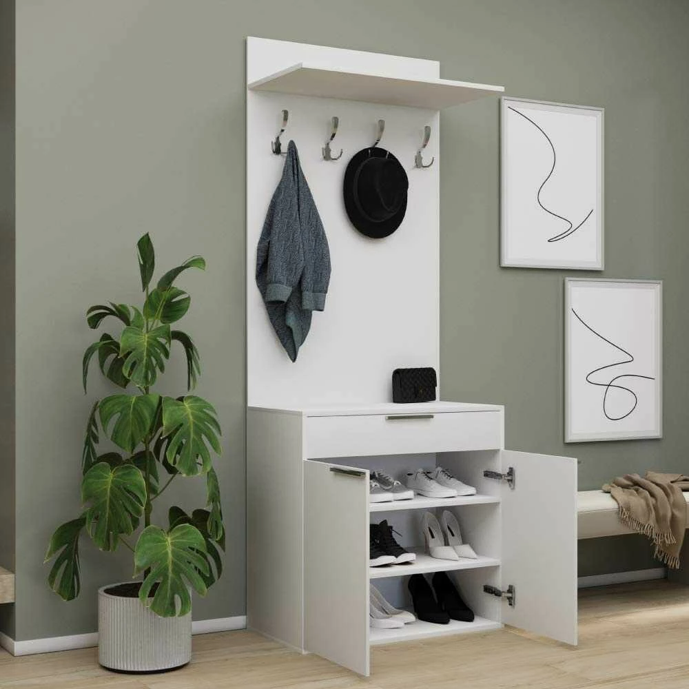 Stendë korridori Hanah Home, Prt-521-Bb-1, e bardhë