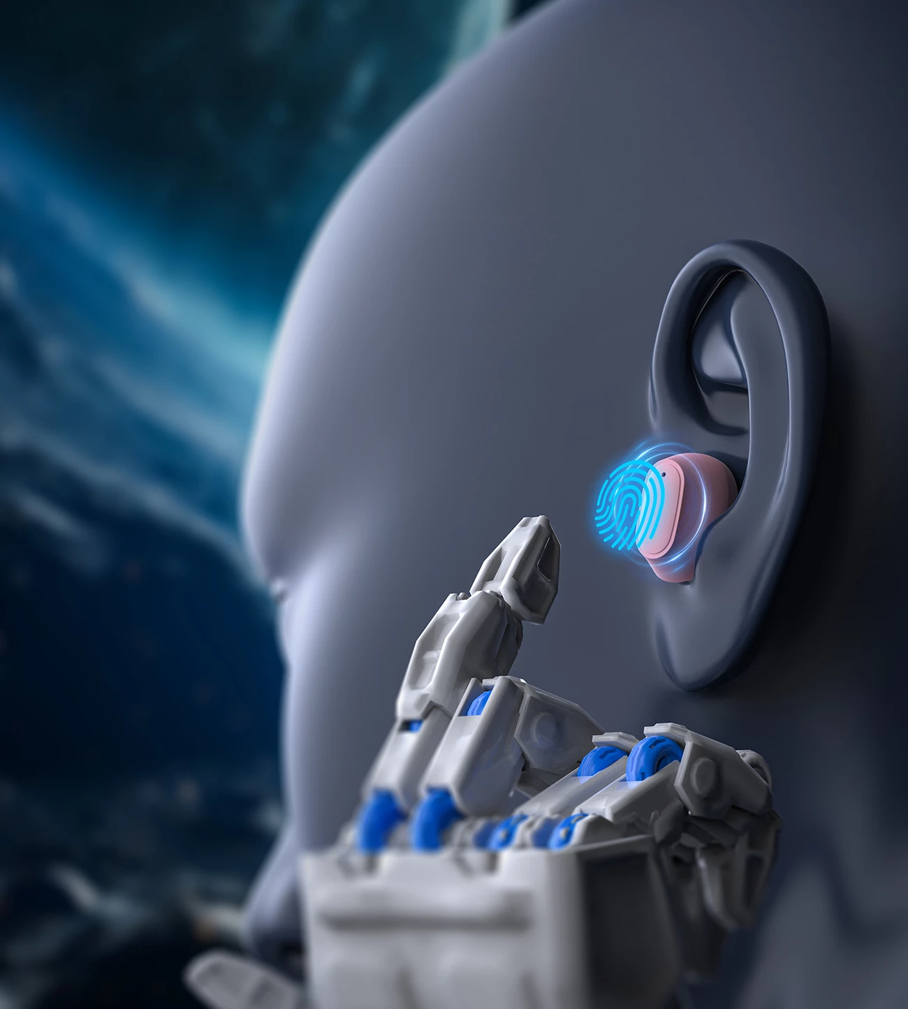 Kufje TWS Choetech MEMS BH-T23-PK, Bluetooth 5.3, USB-C, Rozë