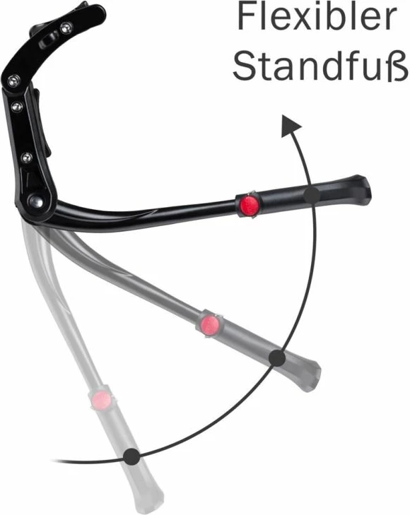 Kickstand biçiklete Rockbros, unisex, e zezë