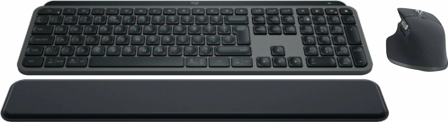 Set tastierë + maus Logitech MX Keys S Combo 920-011614, wireless, Bluetooth/USB, US INTL, me numpad, me wrist rest, Grafit