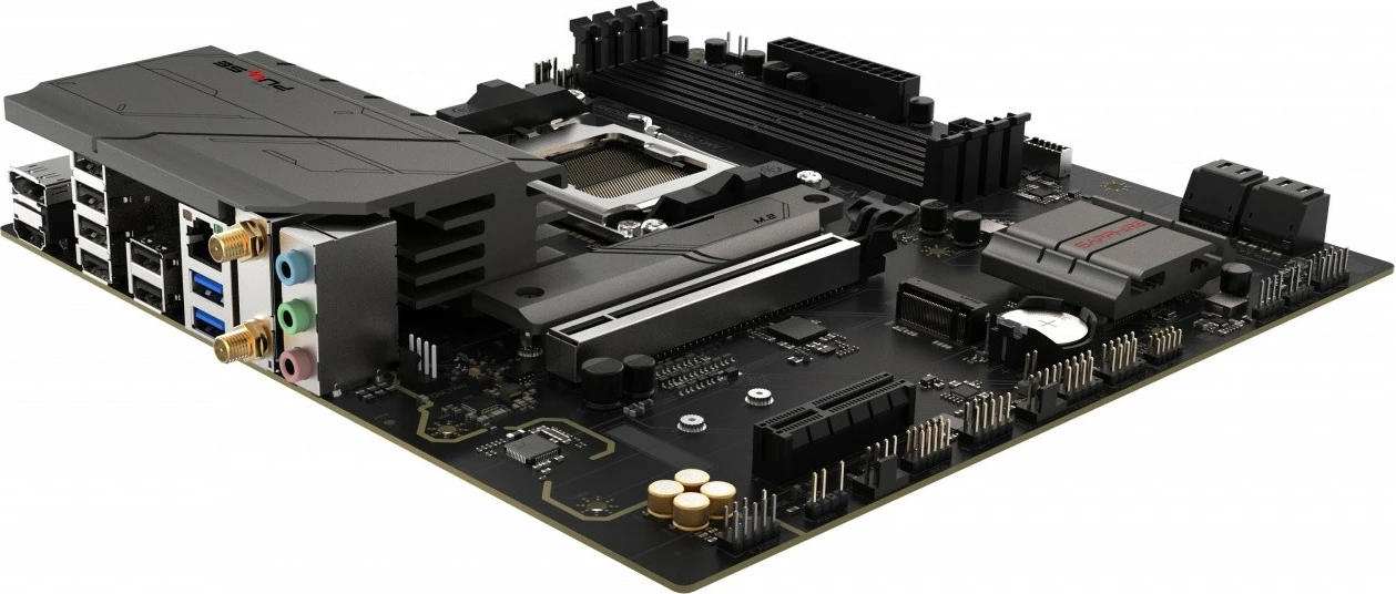 Pllakë amë, Sapphire Technology, PULSE B850M WIFI, Socket AM5, micro ATX, 4x DDR5 deri 256GB, PCIe 5.0 M.2, Wi‑Fi 6, Bluetooth 5.3