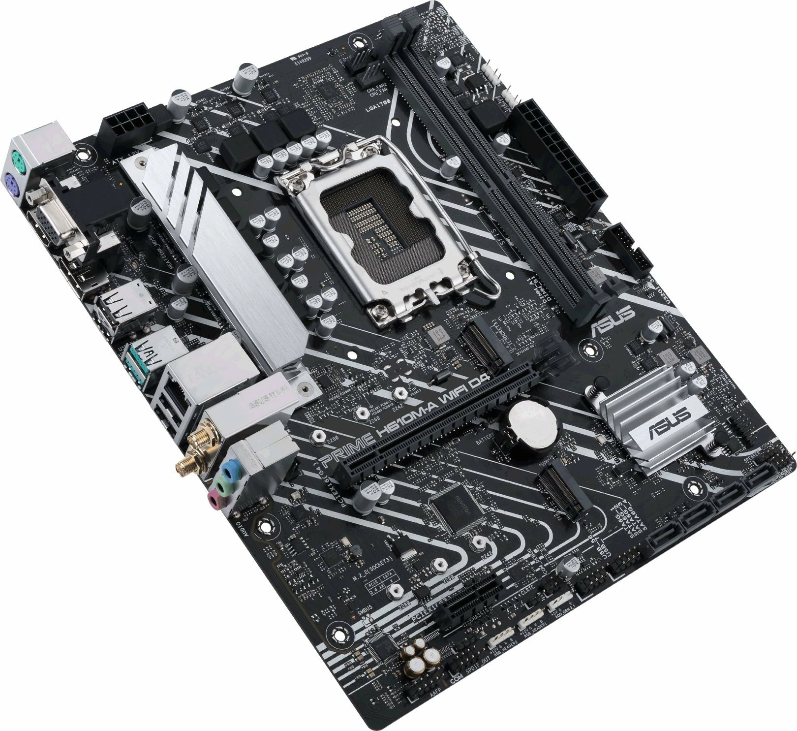 Pllakë amë Asus PRIME H610M-A WIFI D4, DDR4, Wi‑Fi 5 + Bluetooth