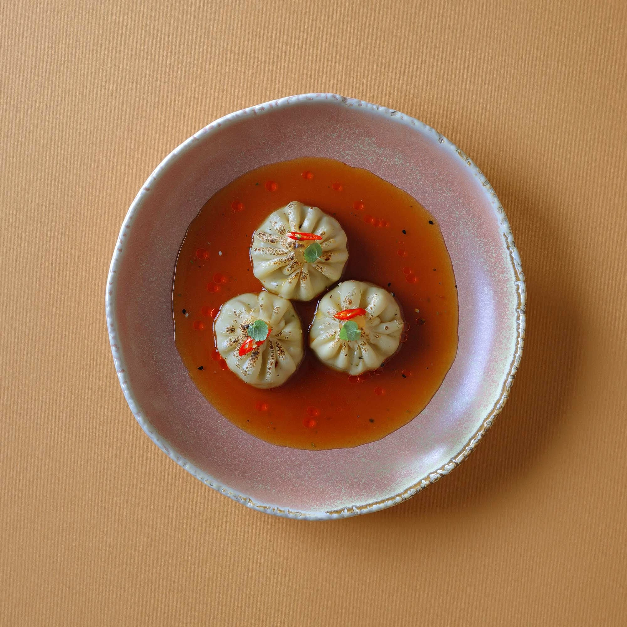 Tas ramen Fine Dine Rosa Ø150mm, rozë, set 3 copë