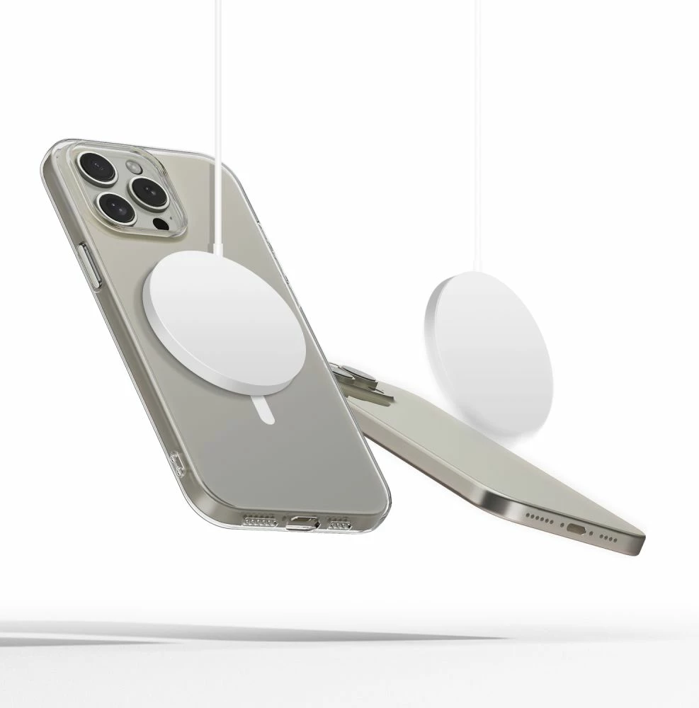 Mbështjellës Tech-Protect FlexAir MagSafe për iPhone 15 Pro, Transparent