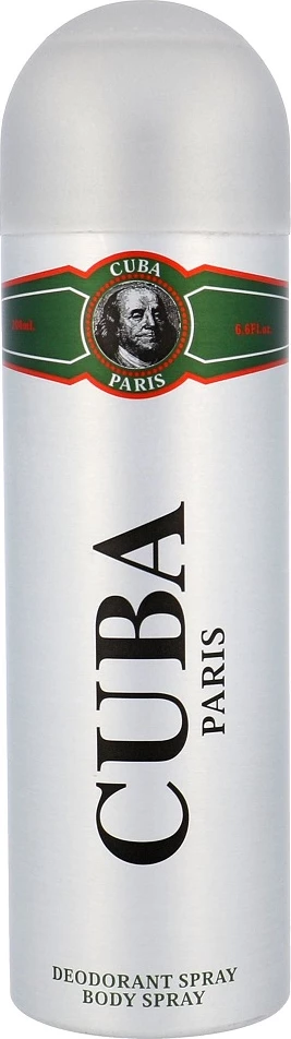 Deodorant spray për meshkuj Cuba Original Green 200ml