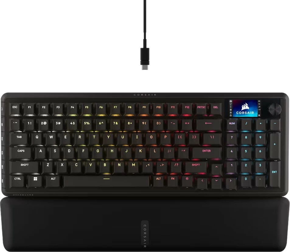 Tastierë Corsair VANGUARD PRO 96 MGX, RGB, me kabllo, e zezë