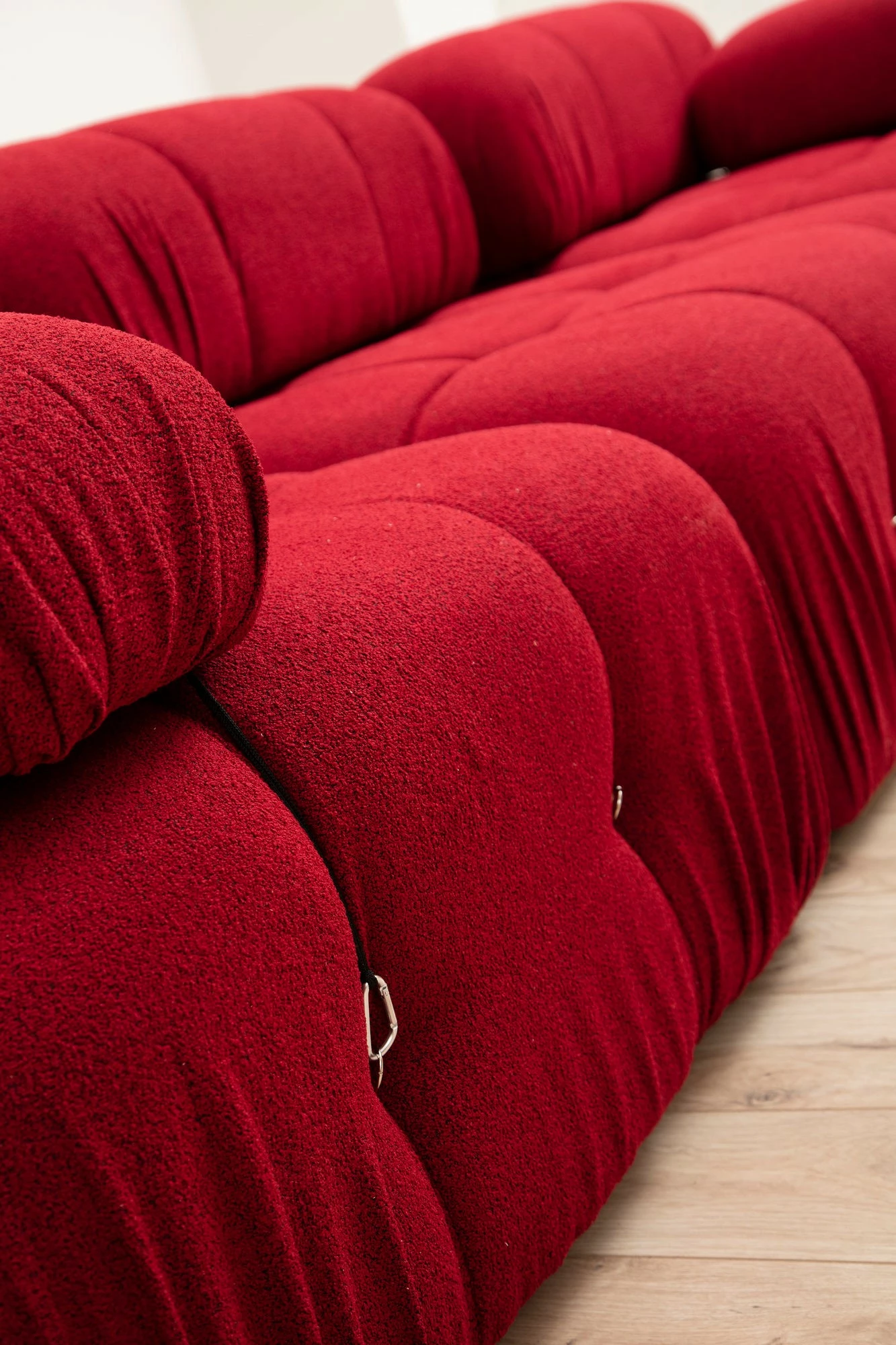 Kënd-sofë Bubble, ngjyrë e kuqe, Atelier del Sofa (L1-O1-1R-Puf)