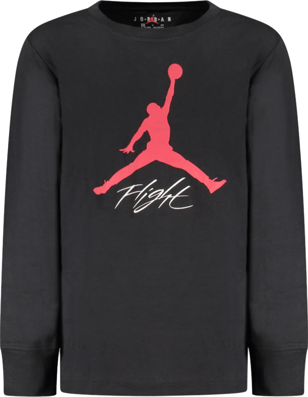 Maicë me mëngë të gjata JORDAN për djem, e zezë