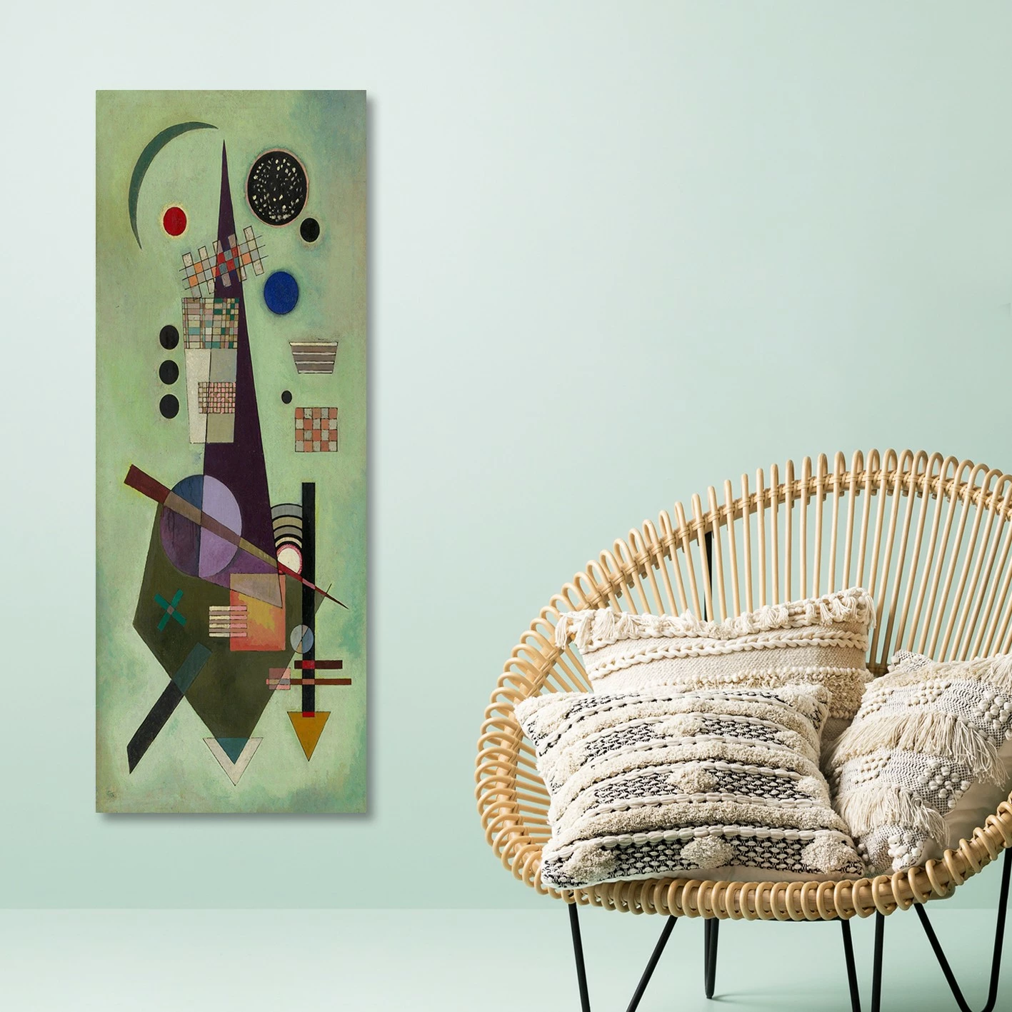 Pikturë dekorative në kanavacë, Wallity, KNV4420_3080, 30x80cm