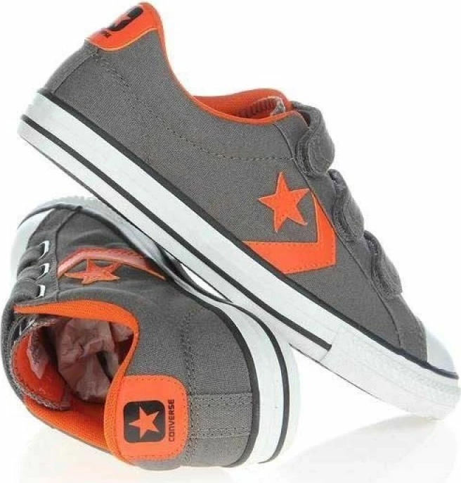 Atlete për fëmijë Converse, gri/portokalli