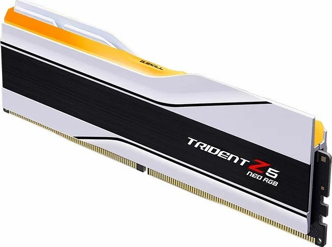 RAM Memorje G.Skill Trident Z5 Neo RGB F5-6400J3239G16GX2-TZ5NRW, DDR5 32GB (2x16GB) 6400MHz CL32 UDIMM, bardh e zi