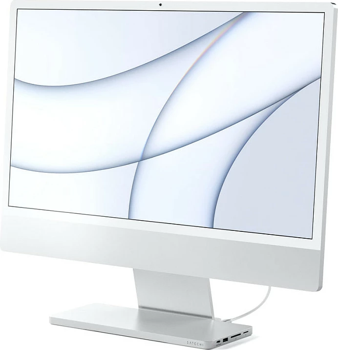 Dock USB-C Satechi Slim ST-UCISDS për iMac 24", argjendtë