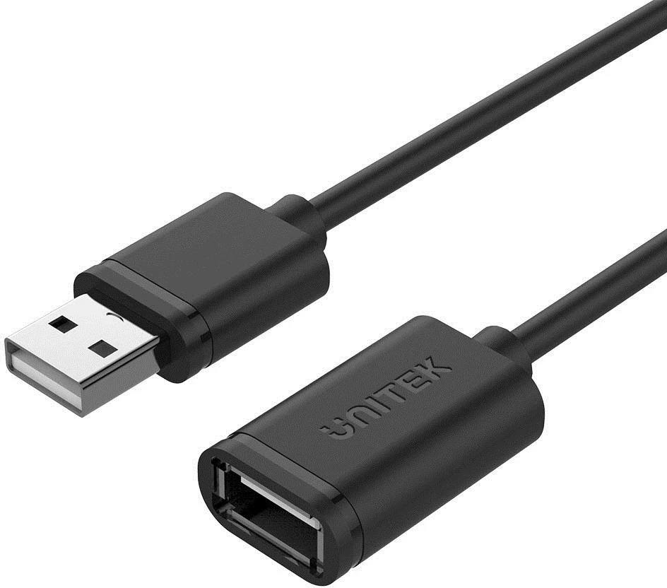 Kabllo USB UNITEK Y-C418GBK, 5 metra, USB 2.0, e Zezë