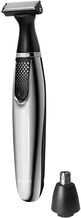 Makinë rroje dhe trimmer 2-në-1 FLOVES HF-8988, me bateri, argjend