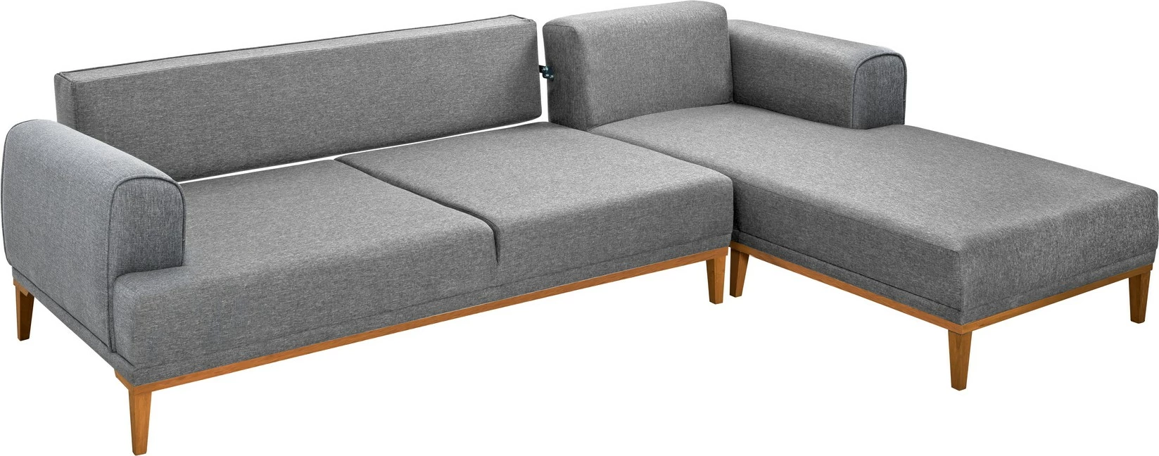 Kënd divan Atelier del Sofa, Vina Corner, ngjyrë gri, Atlantic Pine