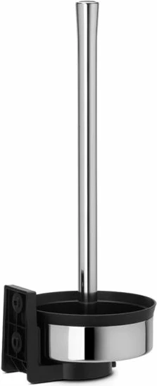 Mbajtëse letre tualeti Brabantia 427206, inox mat, për 3 role, 38.3×14×15.5 cm, argjendtë/zezë