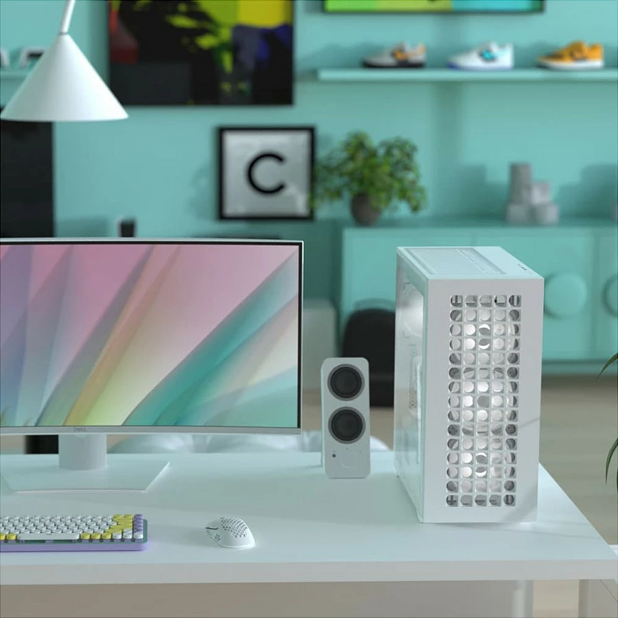 Kasë Aerocool D502A Midi Tower, RGB, e zezë