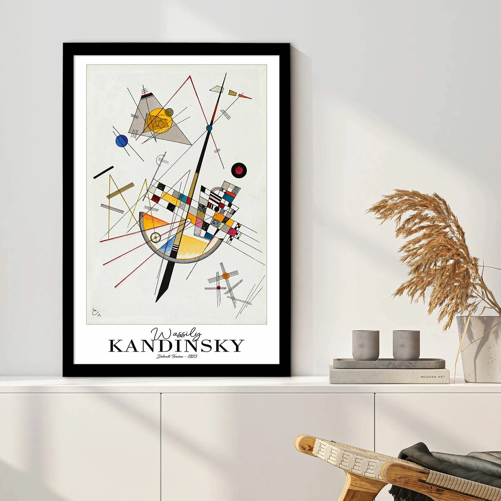 Pikturë dekorative me kornizë Wallity, 4262SYHKANDINSKY-022
