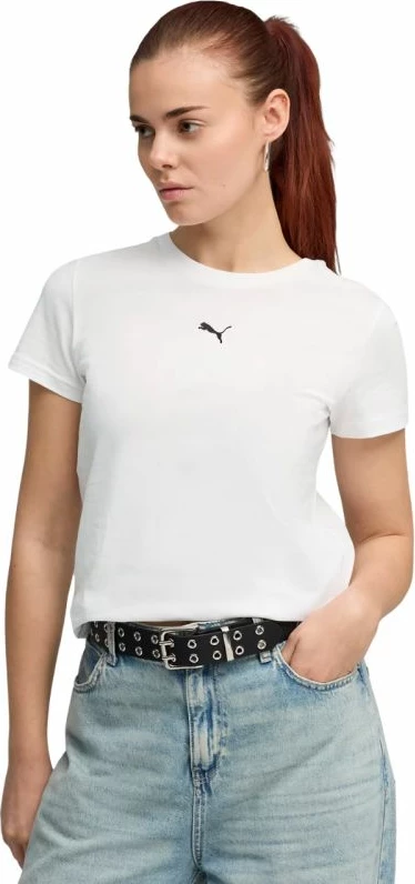 Maicë për femra Puma Ess Centered Cat Logo 692916 02, e bardhë