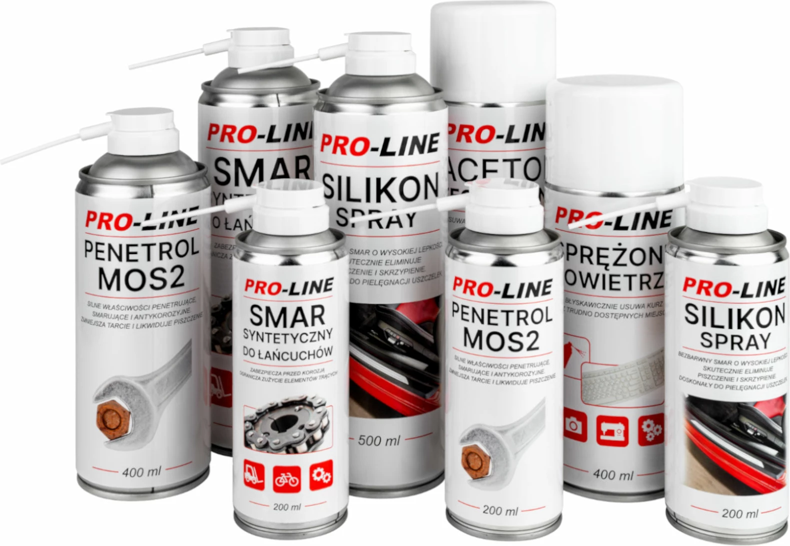 Spërkatës për heqje ndryshku Pro-Line PENETROL MoS2, 400 ml