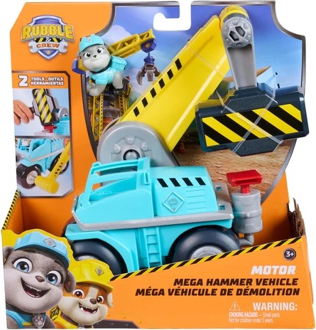 Paw Patrol Rubble and Crew Motor Mega Hammer Vehicle Playset