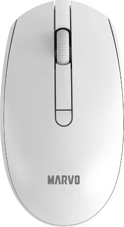 Set tastierë dhe maus wireless Marvo Office WS005, layout SLO/HR, 2.4 GHz, USB receiver, i bardhë