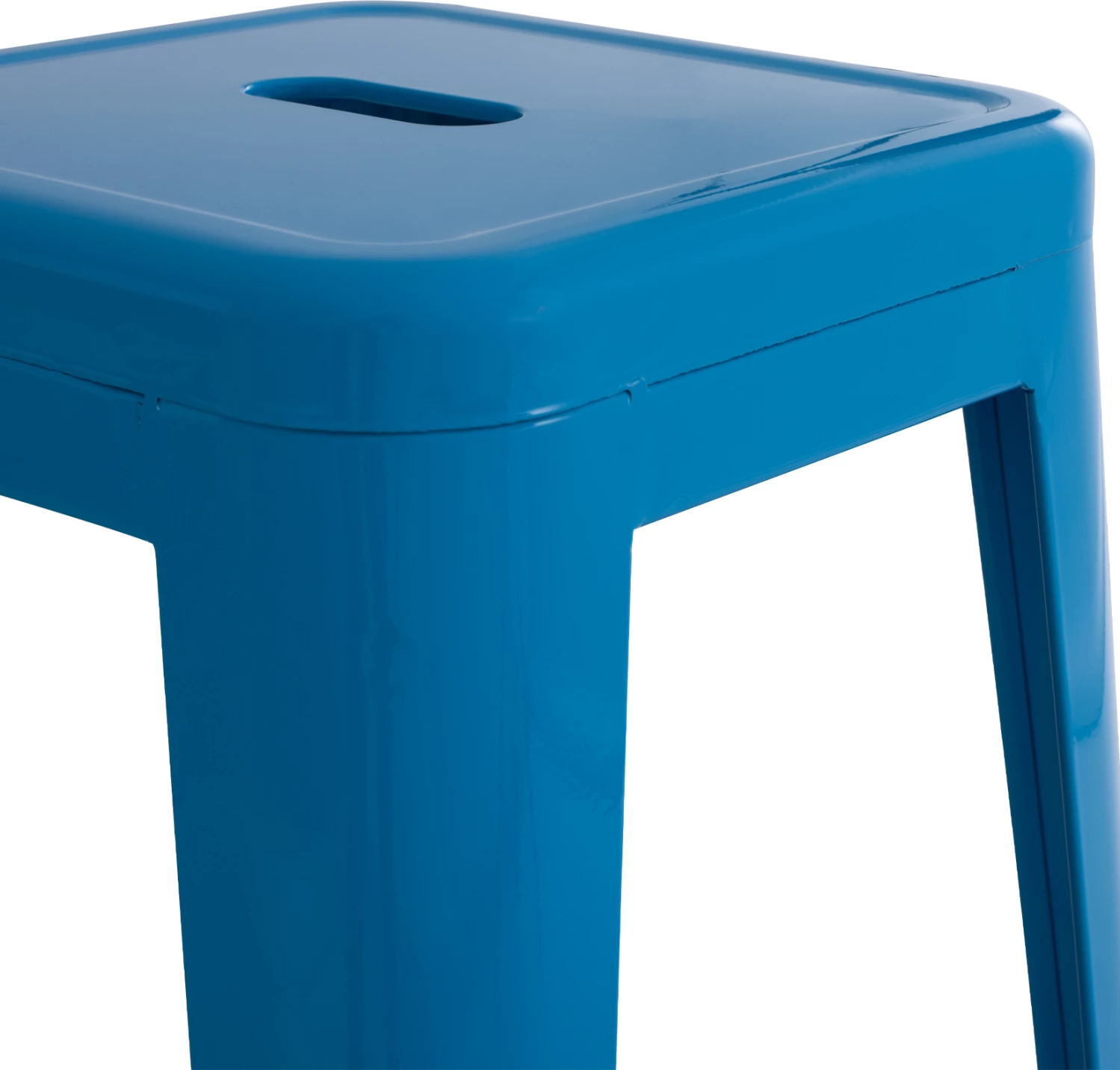 Karrige për bar MELITA FH8642.48 metalike, ngjyrë kaltër, 43x43x78H cm.