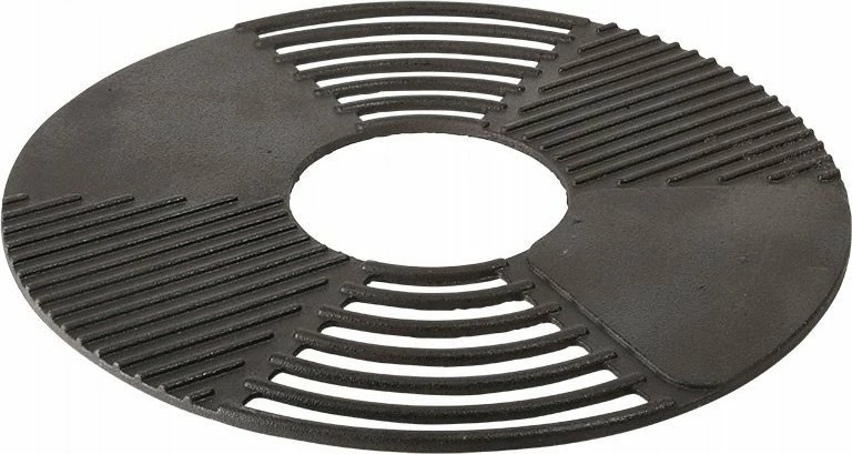 Pllakë grilli/gërdule gize Esschert Design FF440 60 x 60 x 1.3 cm e rrumbullakët, e zezë