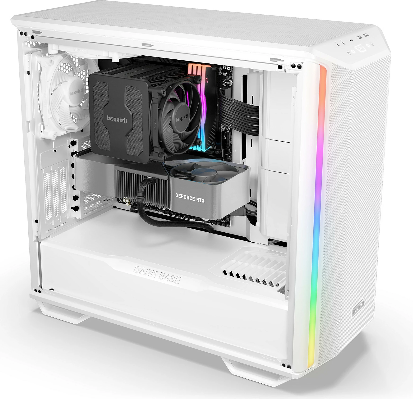 Kasë Be Quiet! Dark Base 701, Tower, PC, White, ATX, EATX, micro ATX, Mini-ATX