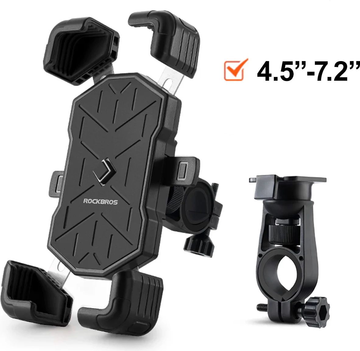 Mbështjellës telefoni për biçikletë Rockbros 25210030001, për timon, i zi