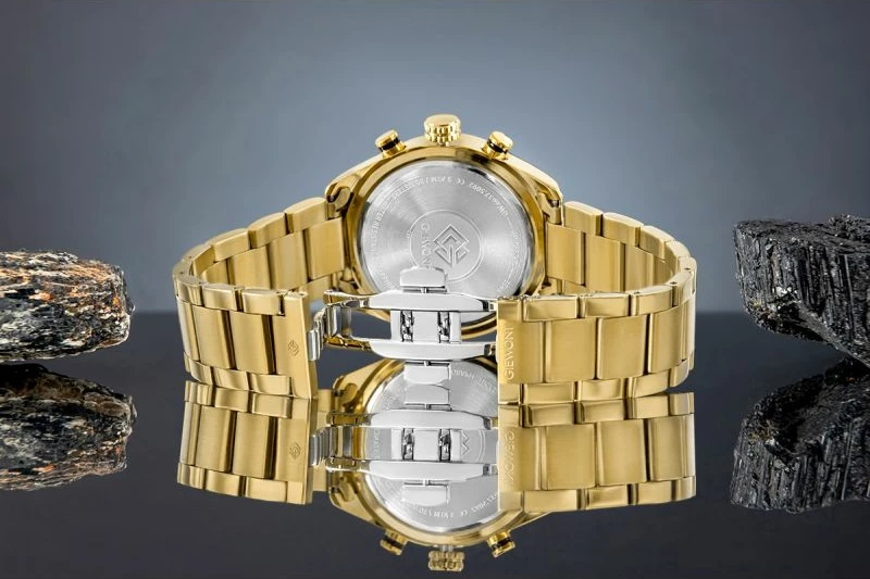 Orë dore meshkuj Giewont GW9580-B4, gold black