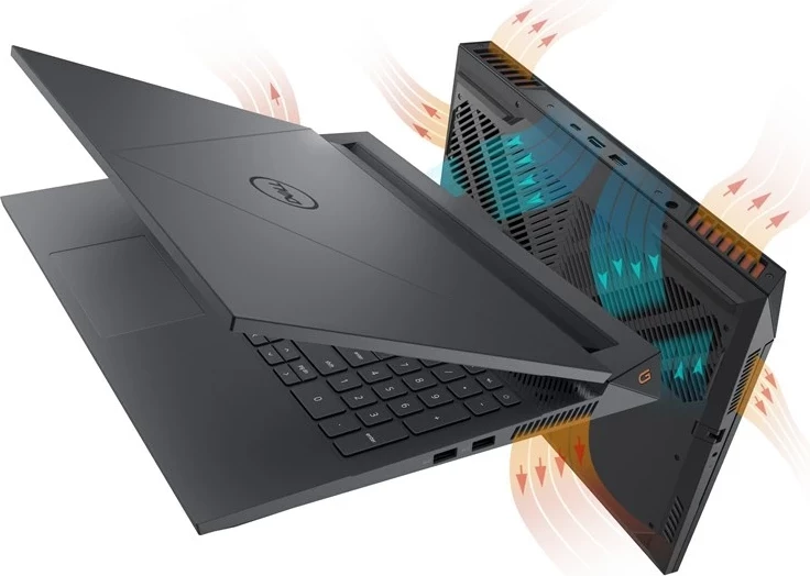 Laptop Dell G15 5530, 15.6", Intel Core i5-13450HX, 16 GB RAM, 512 GB SSD, NVIDIA RTX 3050, E zezë, me shpinore