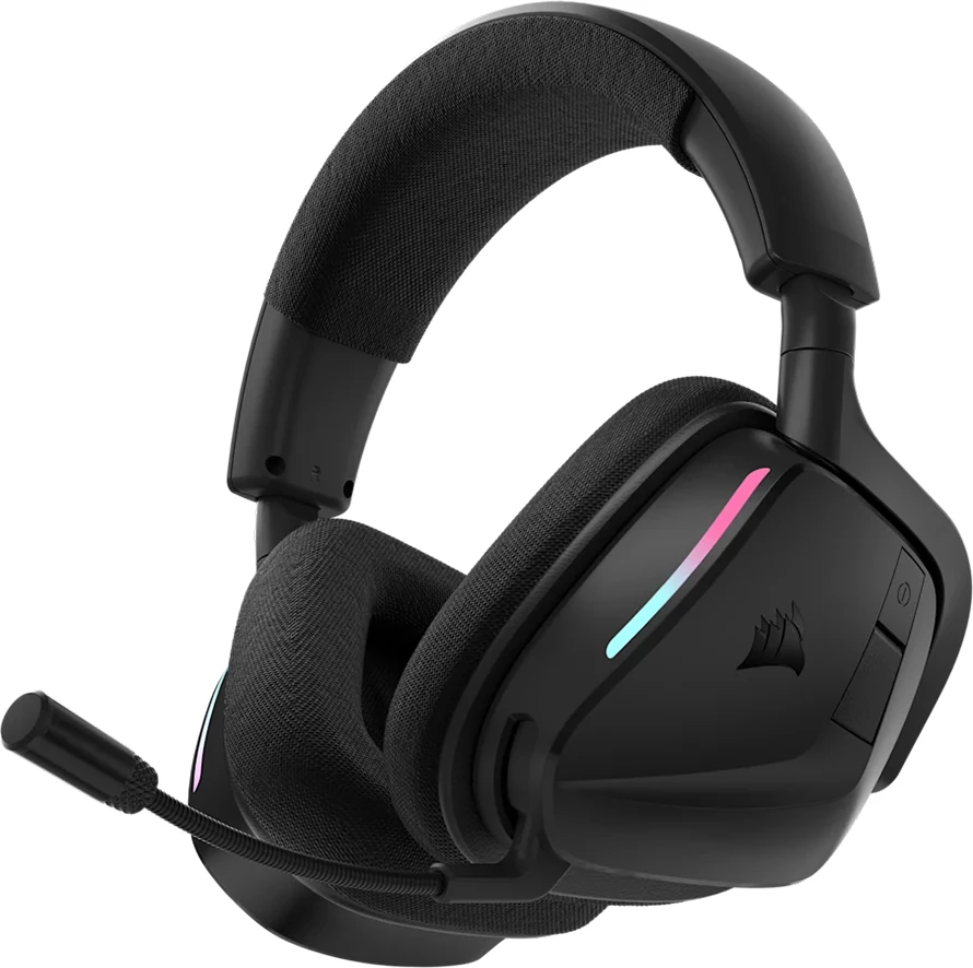 Kufje Corsair VOID WIRELESS v2, wireless gaming, 50mm, RGB, Dolby Atmos, Carbon