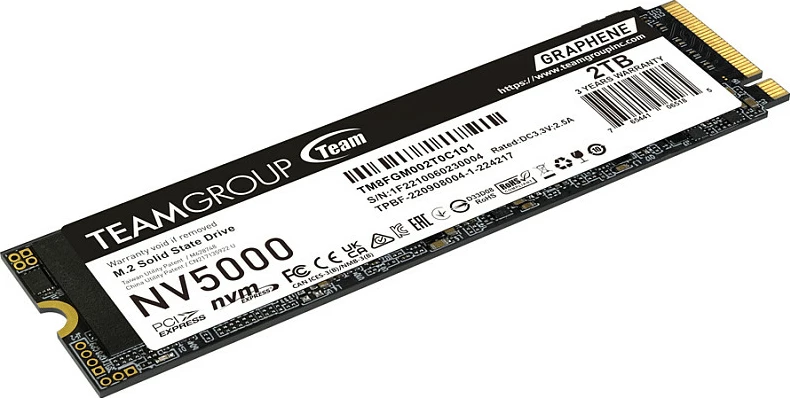 SSD M.2 Team Group NV5000 2TB PCIe 4.0 NVMe 5000MB/s
