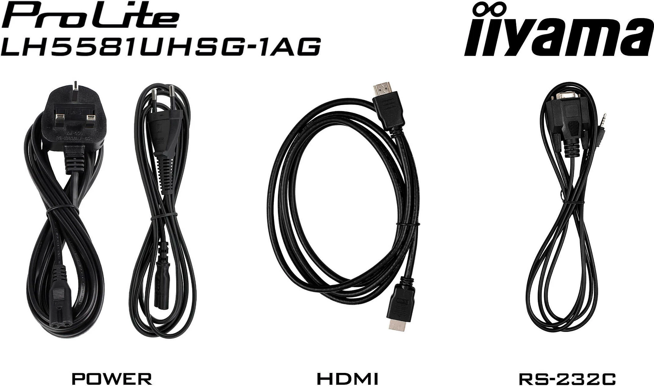 Ekran Digital Signage iiyama ProLite LH5581UHSG-1AG, 55", 4K UHD, Wi-Fi, 24/7, kornizë e bardhë