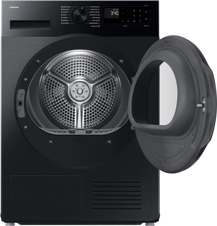 Tharëse rrobash Samsung DV90DG52A0ABLE 9 kg me pompë nxehtësie, e zezë