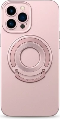 Mbrojtëse Elegante me Unazë MagSafe për iPhone 12 Pro Max (Rozë)