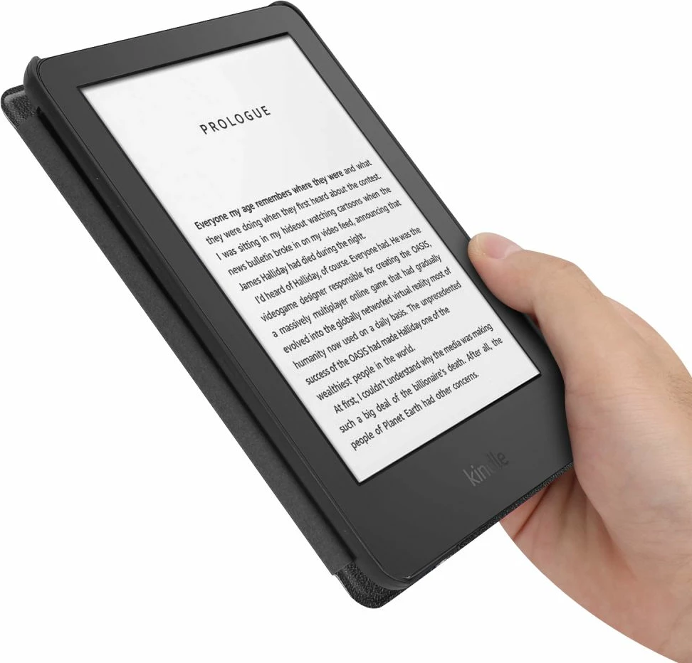 Mbështjellës Tech-Protect SmartCase për Kindle Paperwhite VI/6/Signature Edition, Zi