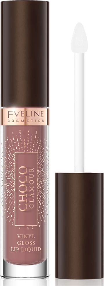 Buzëkuq i lëngshëm Eveline Cosmetics Choco Glamour për femra 03, 4.5ml