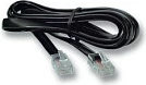 Kabllo modulare EFB Elektronik RJ10 (4/4) 1:1, 1 m, e zezë