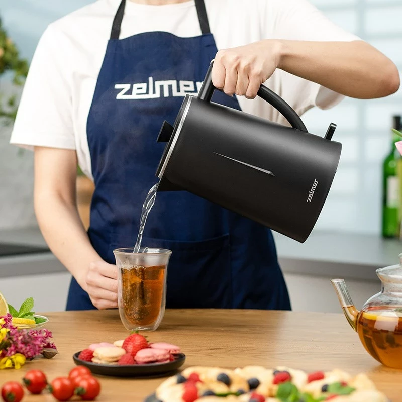 Çajnik elektrik Zelmer ZCK8020B, 1.7 L, 1500 W, i zi