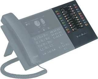 Modul zgjerimi tastesh Auerswald COMfortel D-XT20i për D-210, 20 butona, i zi