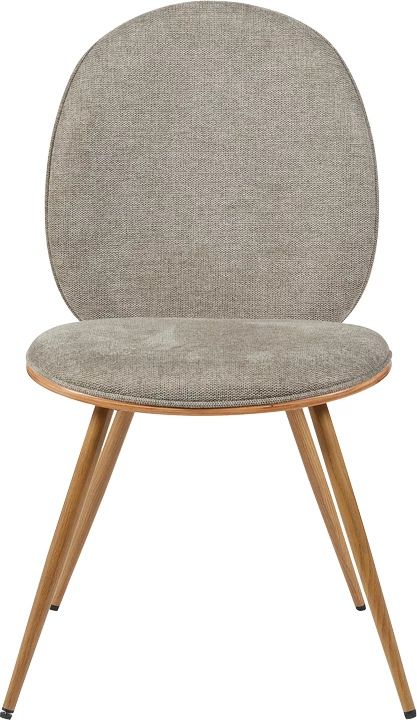 Karrige Nerezy, dru natyral, stof bezhë-kafe, 57.5x48x88cm