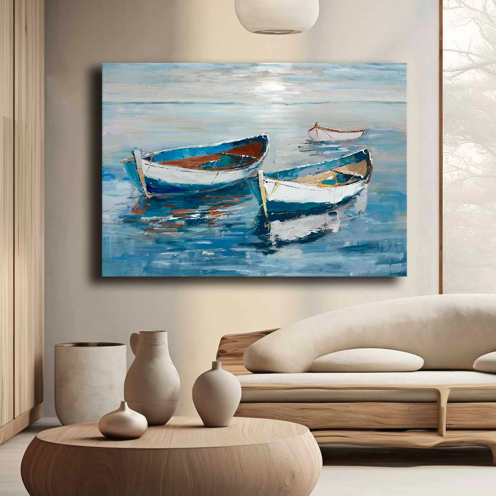 Pikturë dekorative në kanavacë, shumëngjyrëshe, Wallity, 70x100cm